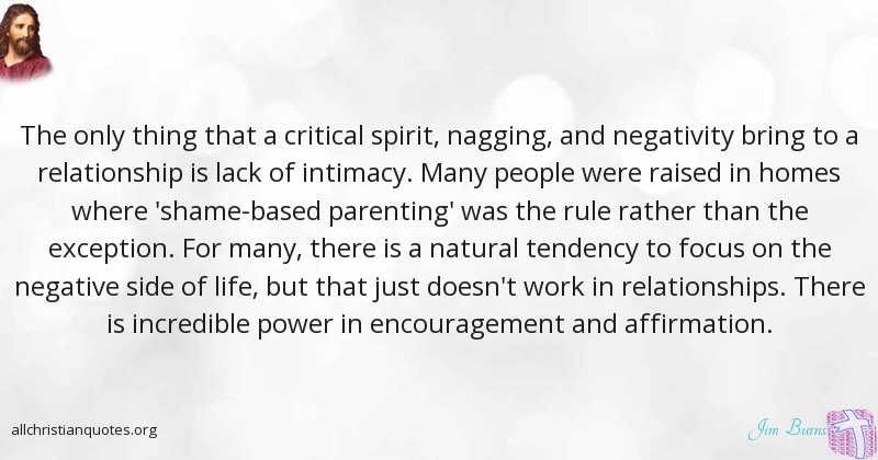 Jim Burns Quote About Think People Relationship Spirit